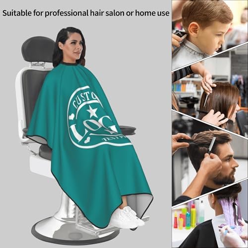 Custom Barber Cape Customized Haircut Capes Logo Text Photo Salon Hairdressing Apron for Home and Barbershop - Image 7