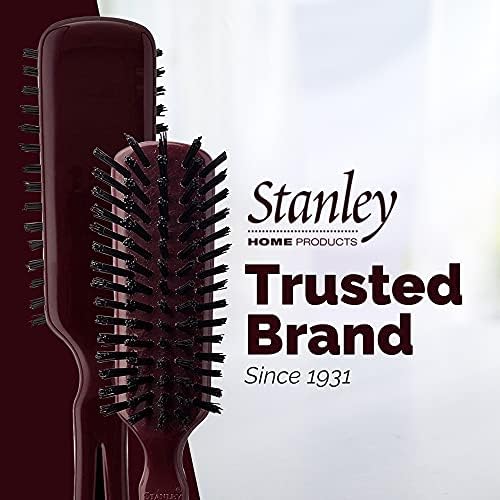 Stanley Men’s Commander Hairbrush – Detangling Brush for Wet or Dry Hair – Nylon Bristles Reduce Frizz – Scalp Massager Hair Brush for Thick, Thin, Curly, Straight Hair (Mulberry) - Image 7