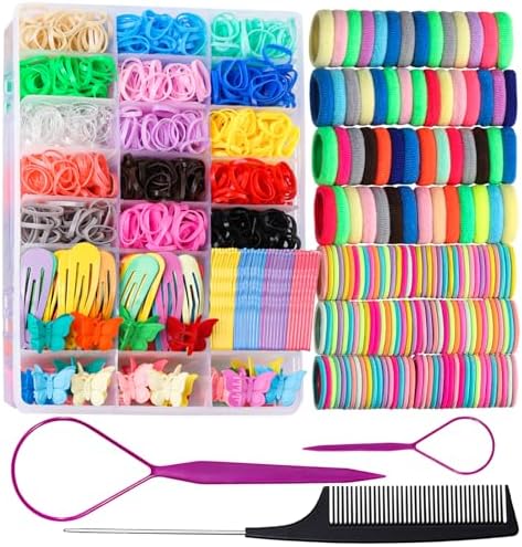 Teenitor Hair Accessories for Girls Colorful Hair Rubber Bands Hair Ties by PERFECTYOURBEAUTY