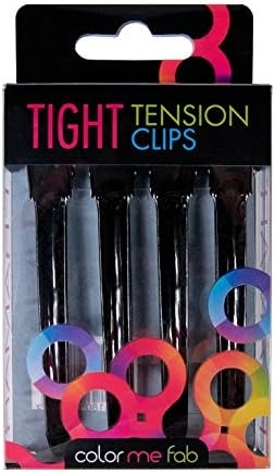 Framar Black Tight Tension Clips For Hair, Set of 4 Professional Hair Clips - Image 2