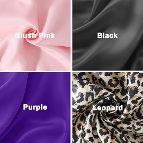 DEMAZALO Silk Long Bonnet for Braids & Curly Hair, Silk Satin Bonnet for Sleeping, Extra Large Bonnets for Women Braid - Image 6