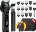 Novah Professional Hair Clippers for Men, Professional Barber Clippers and Trimmer Set, Mens Cordless Clipper, Fade Haircut Kit, Electric Hair Cut Machines by NOVAHGrooming