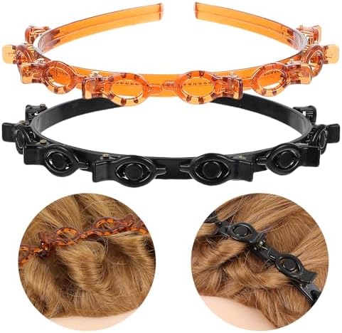 Mabor Headband With Clips, Bangs Hairstyle Hair Clip Headband - Image 3