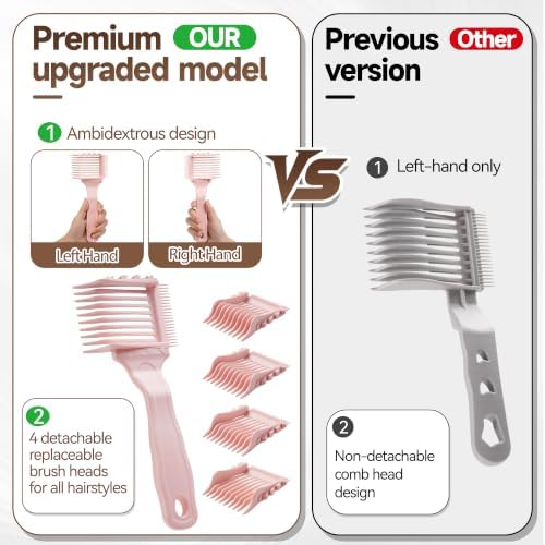4-in-1 Detachable Fade Comb Set - Image 2