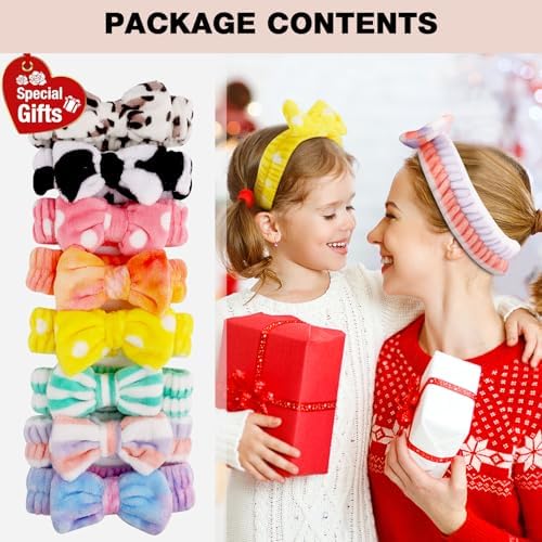YOOVR 8pcs Spa Headband, Christmas Stocking Stuffers for Teen Girls Women - Image 3