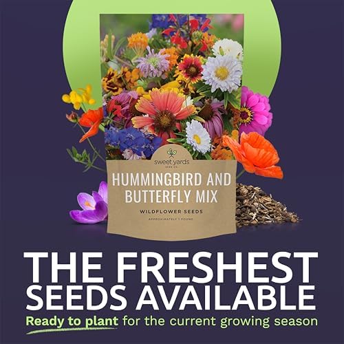 Bulk Wildflower Seeds Butterfly and Hummingbird Mix - 1 Pound Bag - Over 120,000 Open Pollinated Annual and Perennial Seeds - Image 2