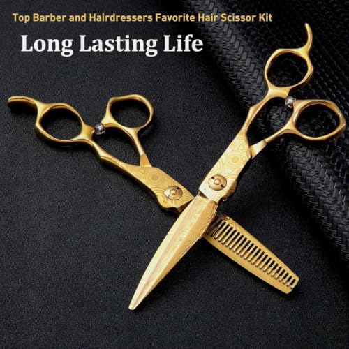 JASON Hair Cutting Scissors Shears - 6" Professional Barber Haircut Shear - Image 4