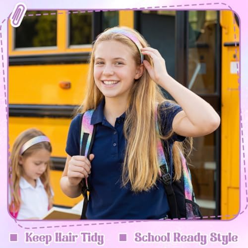 Girls Headbands 4 PCS Headbands for Little Girls 6-12 Princess Dress Up - Image 4