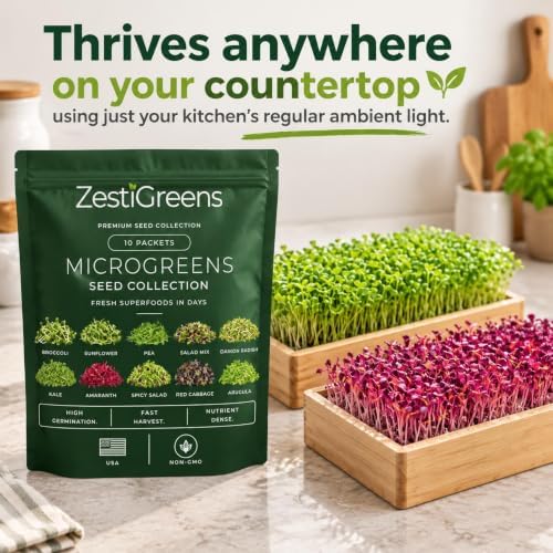 Microgreen Seeds - USA Premium 10 Variety Seeds Pack - Image 2