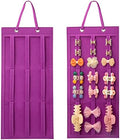 SMUK Hanging Hair Claw Clip Organizer - Large & Small Claw Clip Storage Display for Thick Hair, On Wall, Door, Wardrobe by SMUK