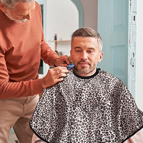 Syhood 2 Pcs Makeup Cape Shorty Waterproof Haircut Cape for Women Men - Image 4