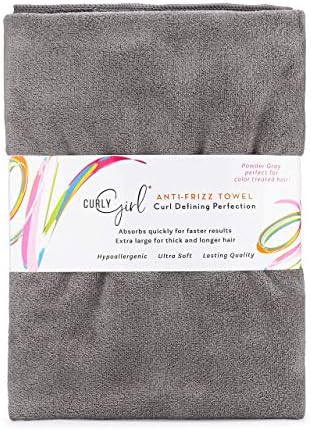 Curly Girl Towel for Women with Curls, Anti-Frizz, Absorbent, Fast Drying, Curly Hair, Microfiber Hair Drying Towel for Curls by CURLYGIRL