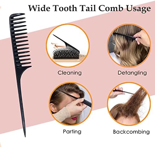 Hair Brush, Boar Bristle Hair Brushes for Women Kids Thick Curly Wet Dry, Smoothing Detangling Hairbrush Adds Shine and Improves Hair Texture, Comb and Giftbox Included2 - Image 6