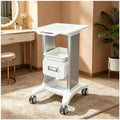Medical Trolley Cart Mobile with Drawers, Hospital Ultrasound Cart with 4 Silent Swivel Wheels, Portable Medical Trolley Carts, 225 LBS Load, for Beauty, Salon, Clinic and Lab by Unknown