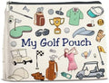 LyoGao Golf Gifts Makeup Bag, My Golf Pouch Cosmetic Bag for Women Girls by LyoGao