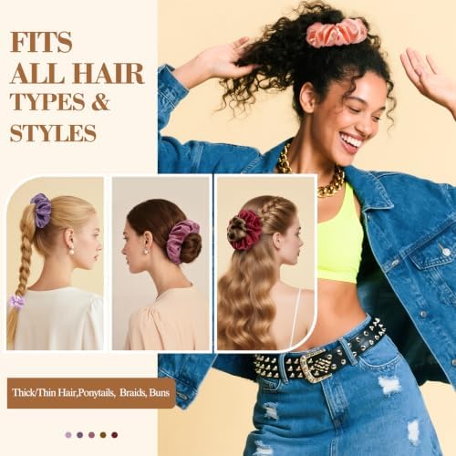 OCATO Hair Scrunchies for Girls Women Mom Birthday Gifts Stocking Stuffers - Image 4