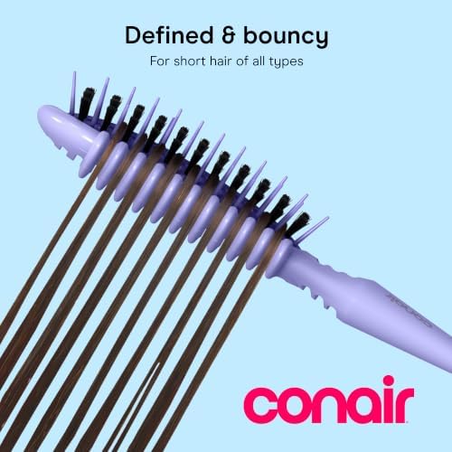 Conair Curl Define Pro Detangling Hair Brush, Loose Curls & Short Hair - Image 2