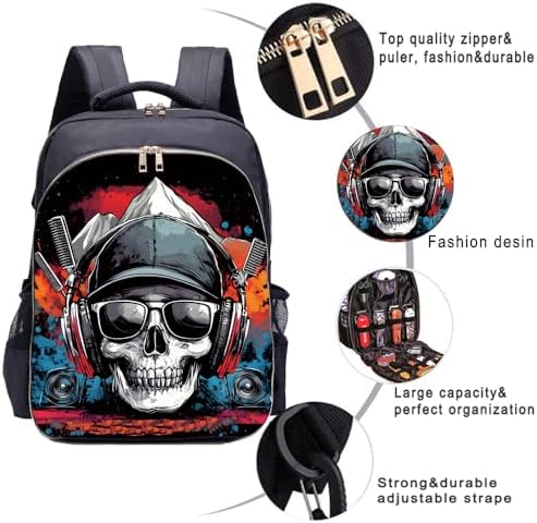 Large Barbers bags for Clippers and Supplies Makeup Backpack Bag Organizer for Hairstylists Bookbag for Travel Tools Bag for Men - Image 2