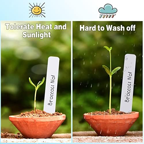 Plant Labels 300Pcs 4" Plastic Name Tags for Seedlings (Mix-Color) - Image 4