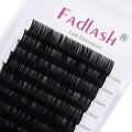 Lash Extension 0.15 Classic Eyelash Extensions J/B/C/CC/D/DD/LC/LD Curl Lash Extensions Individual Lash Extensions Mixed Length 11-19mm Professional Salon Use (0.15-D, 11-19mm) by FADLASH