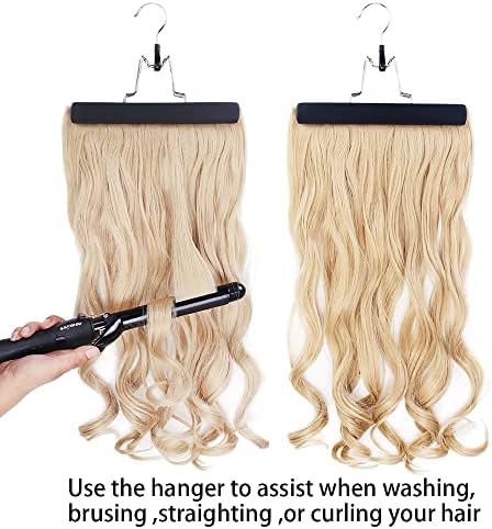 Hair Extensions Hanger with Storage Bag Hairpieces Storage Holder Wigs Carrier Case for Store Style Hair Black Color - Image 4