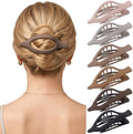 AWAYTR 6Pcs French Flat Hair Clips, Lay Flat Claw Clip for Women by AWAYTR