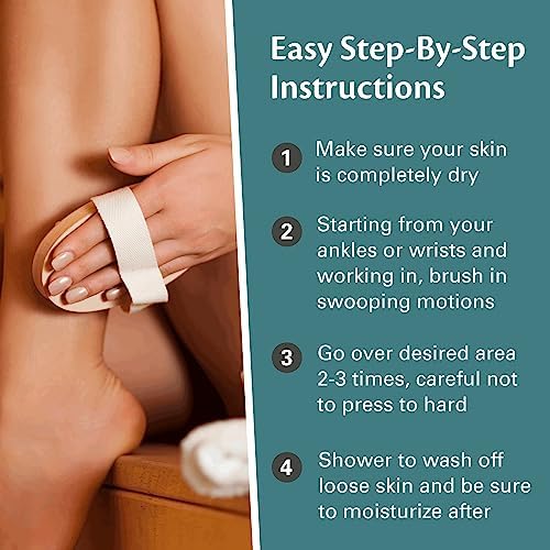 Firm Dry Brush for Body, Firming & Exfoliating Body Brush by M3 - Image 7