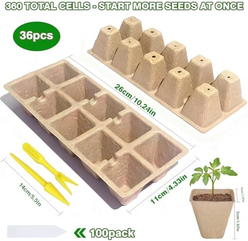 360 Cells Seed Starter Tray, Plant Starter Kit for Seedlings - Image 2