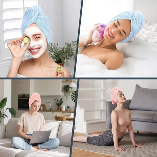 2 Pack Microfiber Hair Towel XL 41" x 24" Fast Dry, Soft, Absorbent - Image 6