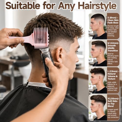 4-in-1 Detachable Fade Comb Set - Image 5