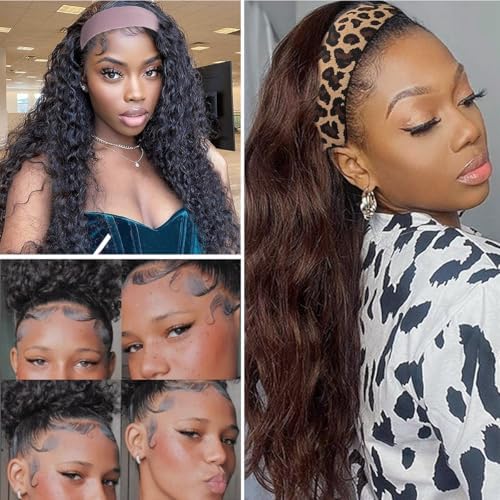 Elastic Bands for Wig 4 Pcs Set Wig Band Lace Melting Edge Wrap Lay Edges - Image 2