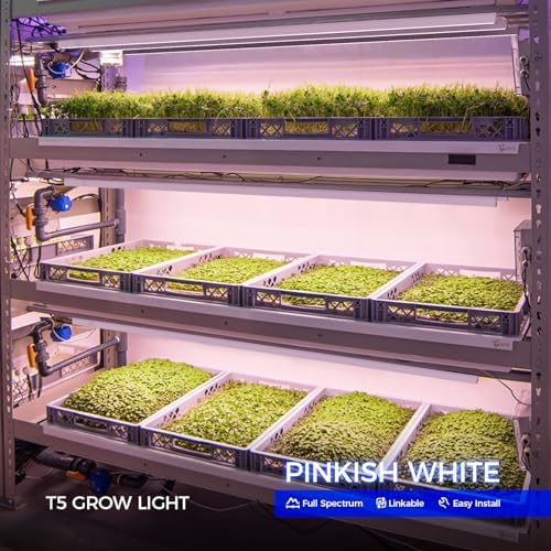 Barrina T5 Grow Lights, Full Spectrum, 4ft 160W (8 x 20W), 8 Packs - Image 2