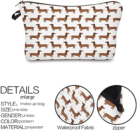 Deanfun Cosmetic Bag for Purse, Waterproof Makeup Bags Roomy Toiletry Pouch Travel Accessories Gifts (55729) - Image 2
