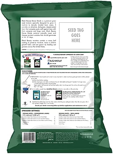 Jonathan Green Black Beauty Dense Shade Grass Seed - 25 lb - Image 2