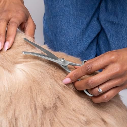Tweezerman 7" Pet Grooming Shears-Safety Round Tips for Dogs & Cats - Image 6
