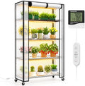 FREELICHT Indoor Greenhouse with Grow Light, 5-Tier 4×30W, 35.4x13.8x61.5IN by FREELICHT