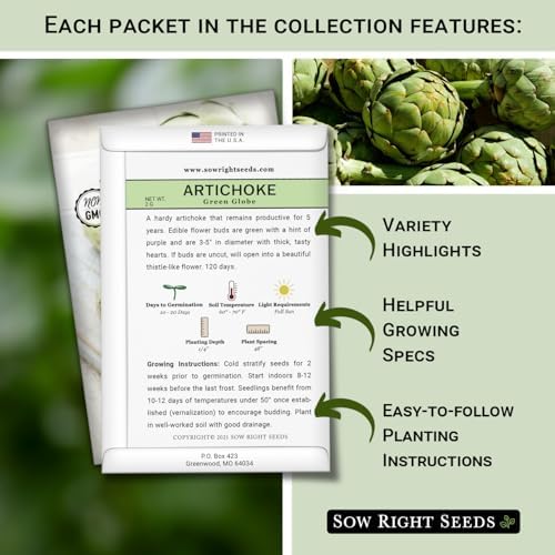 Sow Right Seeds - Perennial Vegetable Seed Collection for Planting Garden - Image 2