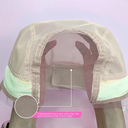 LAB HAIRS Wig Cap with Grip Band, Nude, L - Image 6