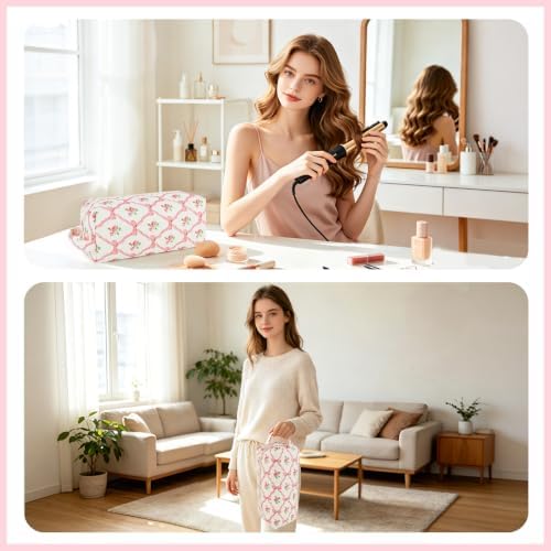 Hair Tools Travel Carrying Bag, Quilted Floral Bag for Shark Flexstyle - Image 6