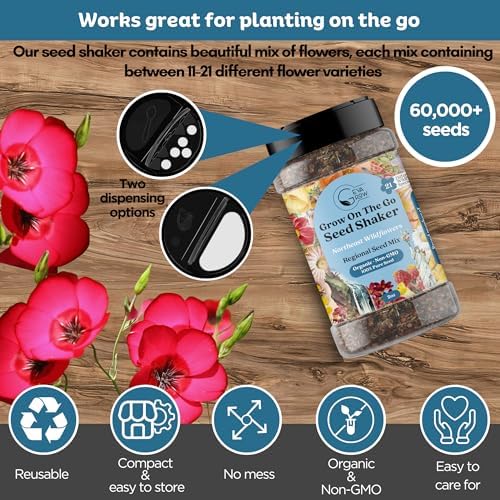 Wildflower Seed Shaker, Northeast USA, Annual & Perennial, 60K+ Seeds, 2 oz - Image 5