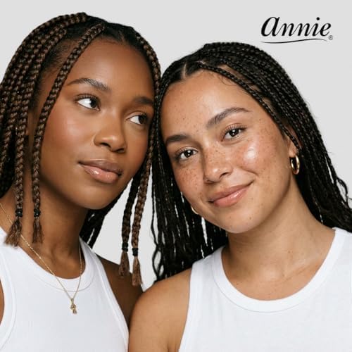 Annie Rubber Bands 14mm, 300 Count Black Elastic Hair Ties for Braids, Ponytails & Styling, Soft Durable No-Snag Bands for All Hair Types, Salon Value Pack - Image 6