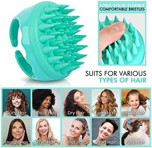 SAVION Scalp Massager Brush for Hair, Scalp Scrubber, Shampoo Brush - Image 2