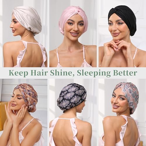 Adjustable Silk Bonnet Satin Curly Hair Wrap for Sleeping Women Anti Frizz - Image 6