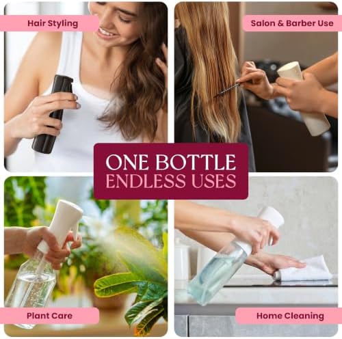 BeautifyBeauties Continuous Spray Bottle for Hair, 16.9 oz Mister Spray - Image 4