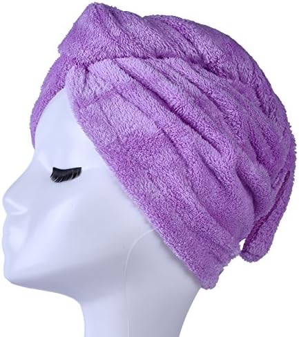 YYXR Microfiber Hair Drying Towel Ultra Absorbent Twist Hair Turban Drying Cap Hair Wrap - Image 4