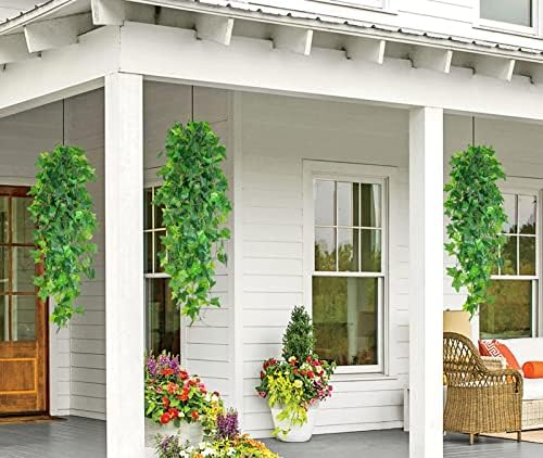 RECUTMS Fake Vines Artificial Hanging Ivy Vines Plants for Room Decor 4Pcs - Image 5