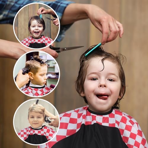 Professional Hair Cutting Cape(2 Pack), Salon Barber Cape with Adjustable Snap Closure - Image 6