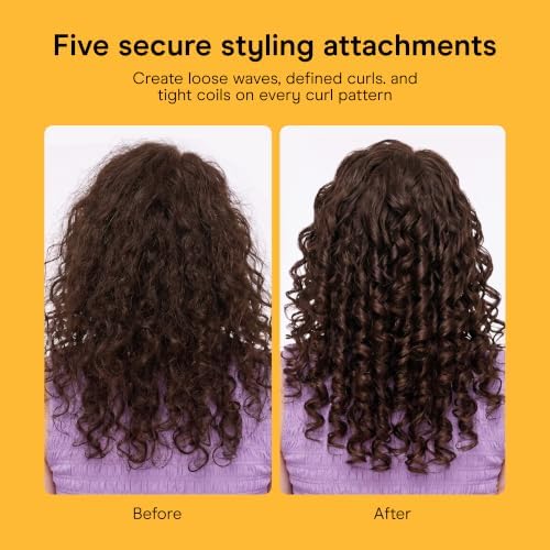 Conair 5-in-1 Multi-Styler, 5 Interchangeable Attachments, Double Ceramic - Image 3