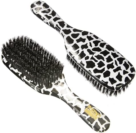 Torino Pro Wave Brush #261 7 Row Soft bristles Shower brush -100% Pure Boar Bristles - Great for laying down your 360 Waves - Image 2