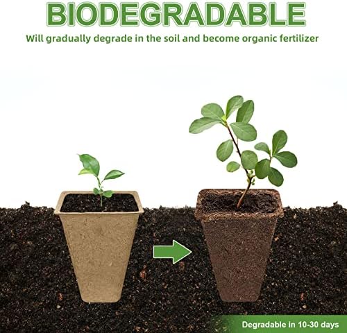 120 Cells Biodegradable Seedling Starter Trays,10 Pack Plant Starter Kit - Image 4